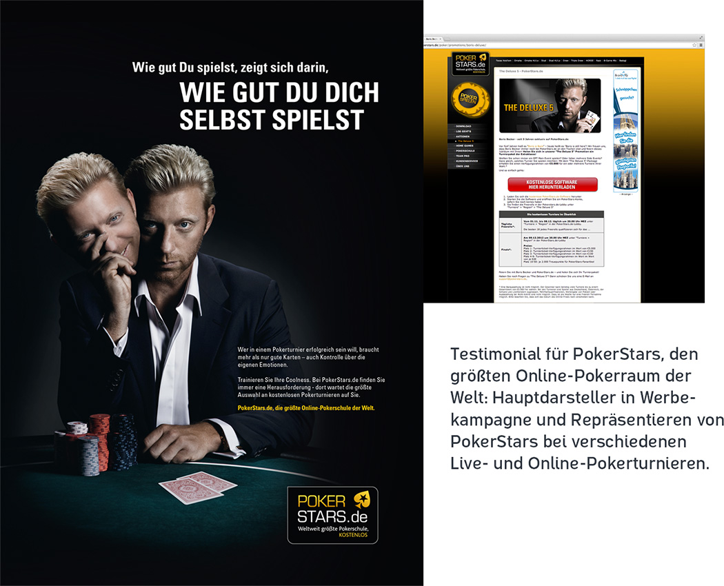 Boris Becker Testionial Pokerstars