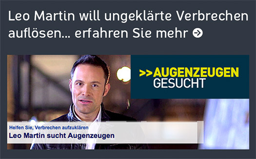 RTL局 番組 「目撃者募集」(Augenzeugen gesucht)