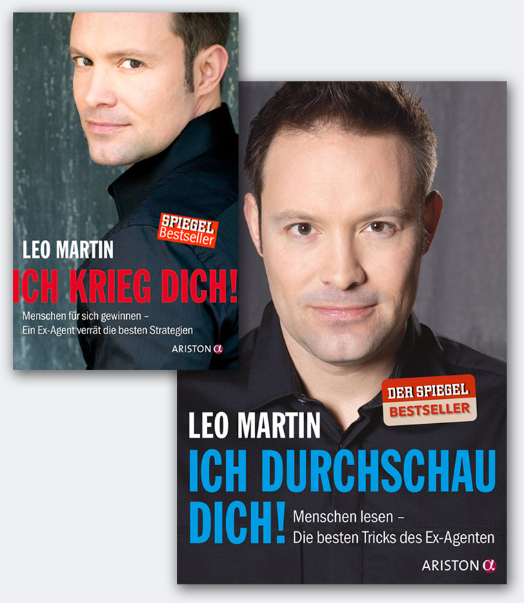 レオ・マルティン氏 (Leo Martin) - 著書。「私はあなたを捕まえる！」& 「私はあなたを見抜く！」