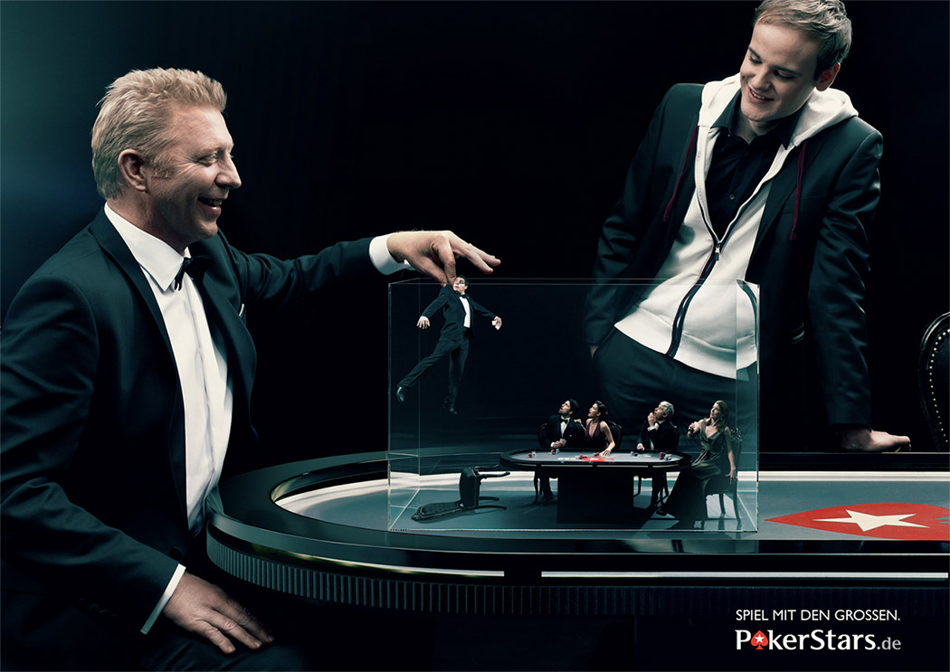 ボリス・ベッカー氏 (Boris Becker) 推薦状 ポーカースターズ (PokerStars)